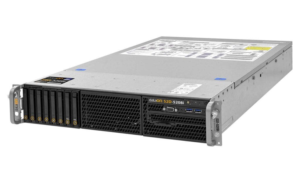 DataON_S2D5208i_Front_Side_View · DataON is a Hybrid Cloud Computing